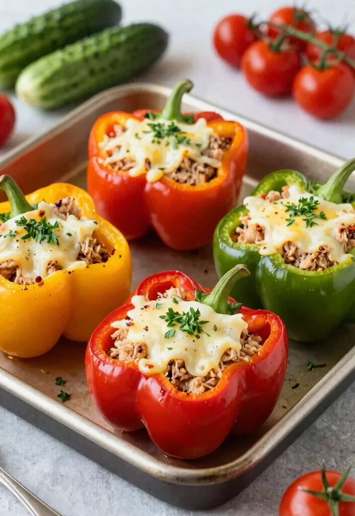 10 Keto Tuna Recipes for Easy Protein-Rich Low-Carb Meals - 2. Tuna-Stuffed Bell Peppers