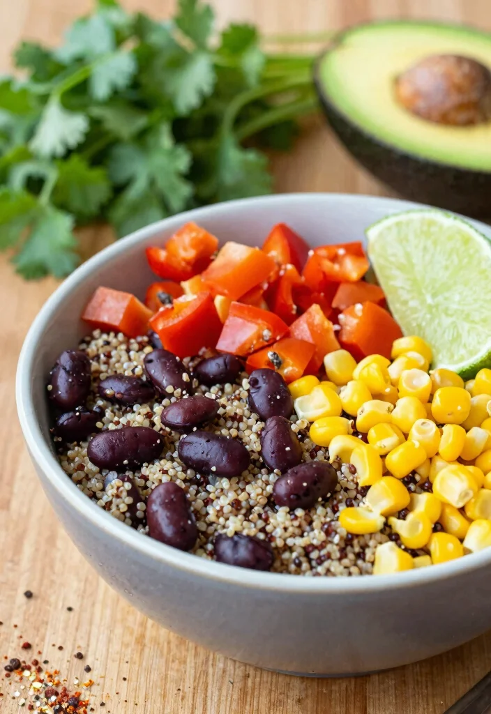 10 Microwave Dinner Recipes for Fast Simple Weeknight Meals - 1. Quinoa & Black Bean Bowl