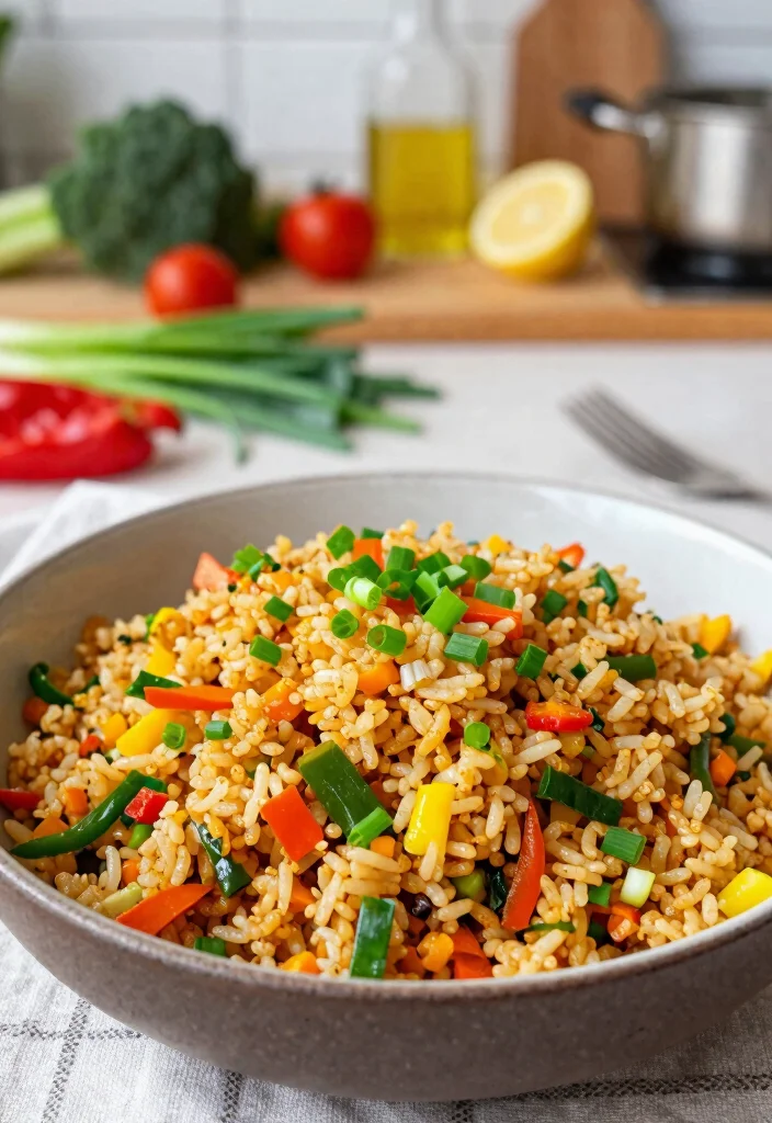 10 Microwave Dinner Recipes for Fast Simple Weeknight Meals - 9. Easy Vegetable Fried Rice