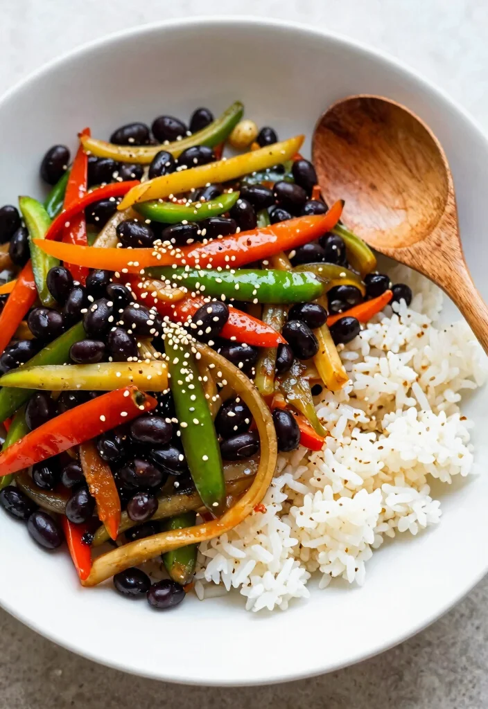 12 Black Bean Vegan Recipes for Easy Protein-Packed Meals - 7. Black Bean Stir-Fry