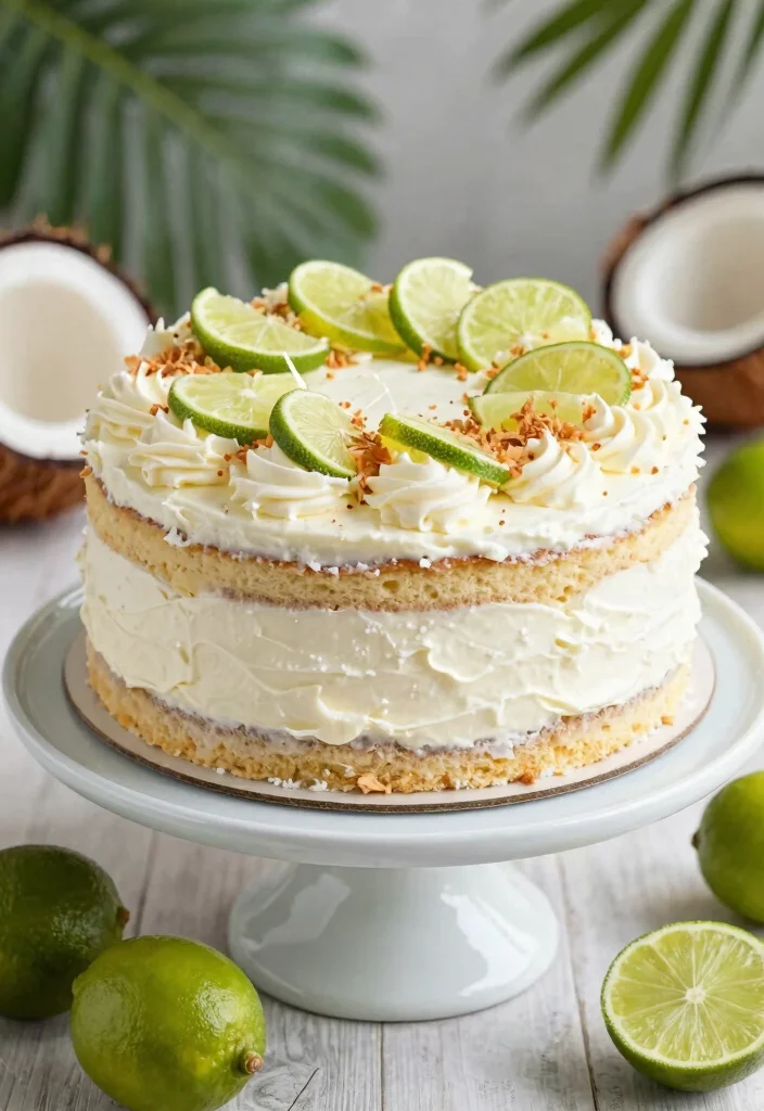 12 Creative Dessert Recipes with Fun Simple Flavor Twists - 12. Coconut Lime Cake