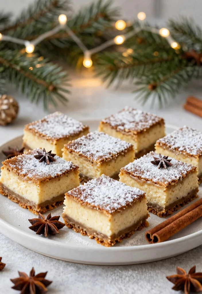 12 Creative Dessert Recipes with Fun Simple Flavor Twists - 5. Gingerbread Cheesecake Bars