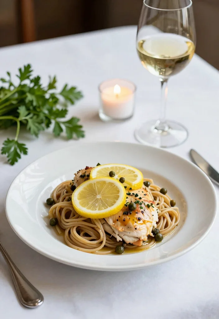 12 Date Night Dinner Recipes for Simple Impressive Meals - 8. Chicken Piccata with Lemon and Capers