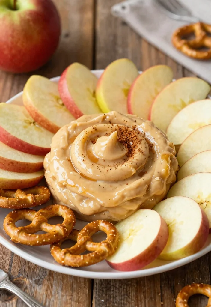 12 Easy Fall Dessert Recipes with Cozy Quick Seasonal Flavors - 5. Healthy Caramel Apple Dip