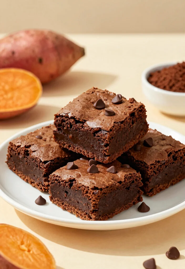 12 Easy Fall Dessert Recipes with Cozy Quick Seasonal Flavors - 7. Sweet Potato Brownies