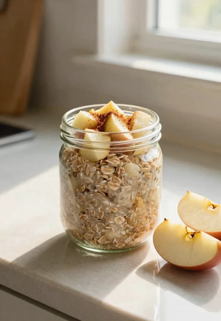 12 Easy Family Dinner Recipes for Quick Meals Kids Will Love - 11. Apple Cinnamon Overnight Oats