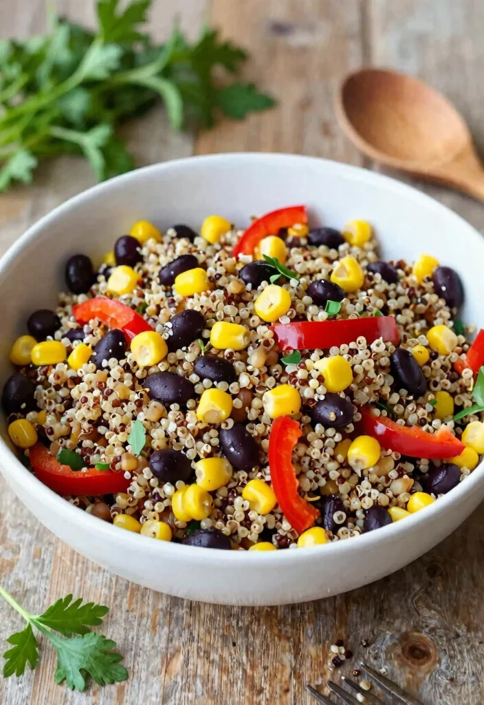 12 Easy Family Dinner Recipes for Quick Meals Kids Will Love - 5. Quinoa and Black Bean Salad