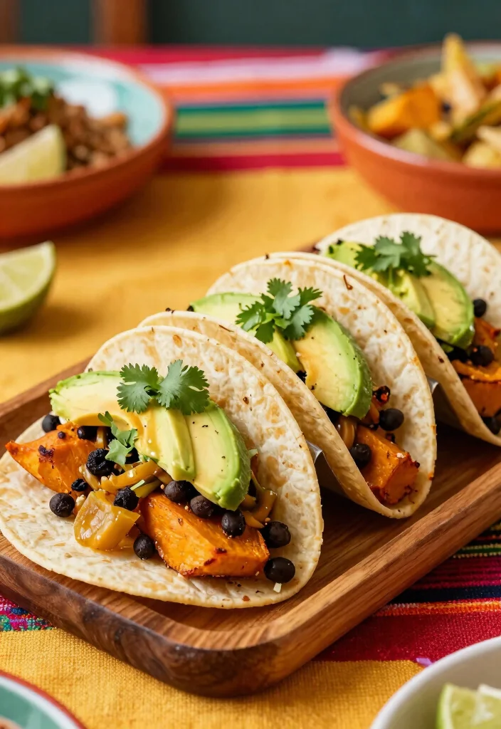 12 Easy Family Dinner Recipes for Quick Meals Kids Will Love - 7. Sweet Potato and Black Bean Tacos