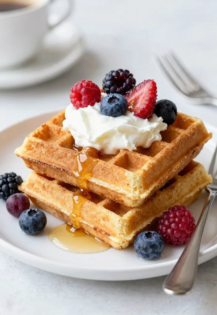 12 Healthy Breakfast Recipes for Easy Energizing Mornings - 12. Coconut Flour Waffles
