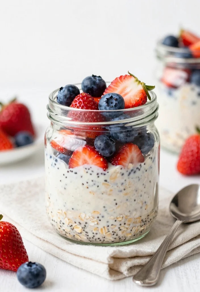 12 Healthy Breakfast Recipes for Easy Energizing Mornings - 9. Overnight Oats