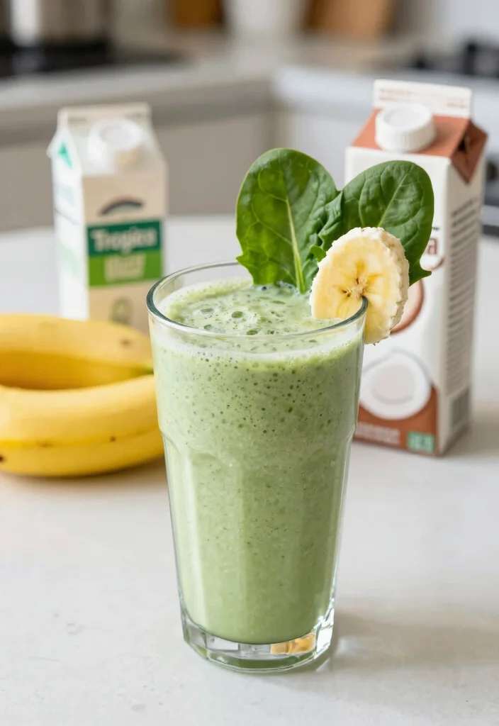 12 Healthy Juice Recipes for Fresh Easy Daily Sips - 8. Tropical Green Smoothie Juice