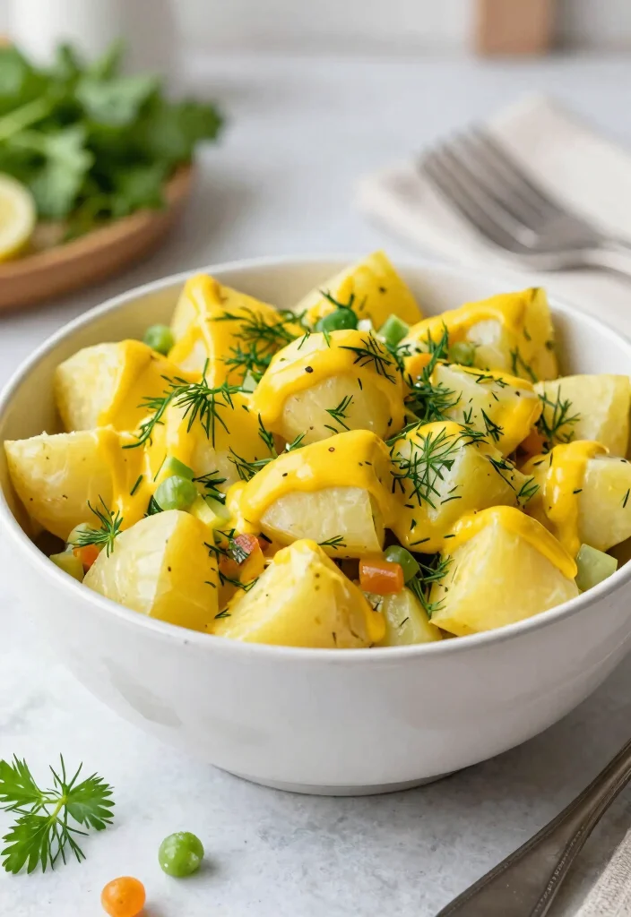 12 Healthy Potato Recipes for Light Flavorful Sides - 3. Tangy Mustard Potato Salad