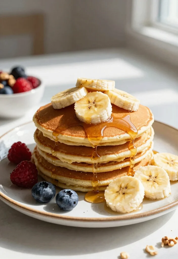12 Heart-Healthy Recipes for Simple Nourishing Everyday Meals - 11. Oatmeal Banana Pancakes