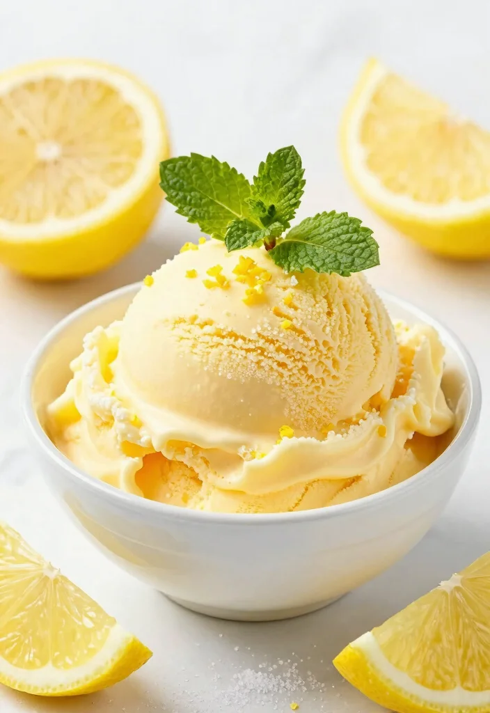 12 Italian Dessert Recipes with Classic Easy Sweet Flavors - 9. Gelato al Limone