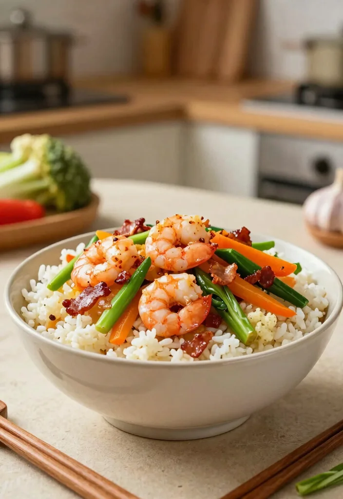 12 Keto Meat Recipes for Easy Flavor-Packed Low-Carb Dinners - 10. Shrimp and Bacon Stir-Fry
