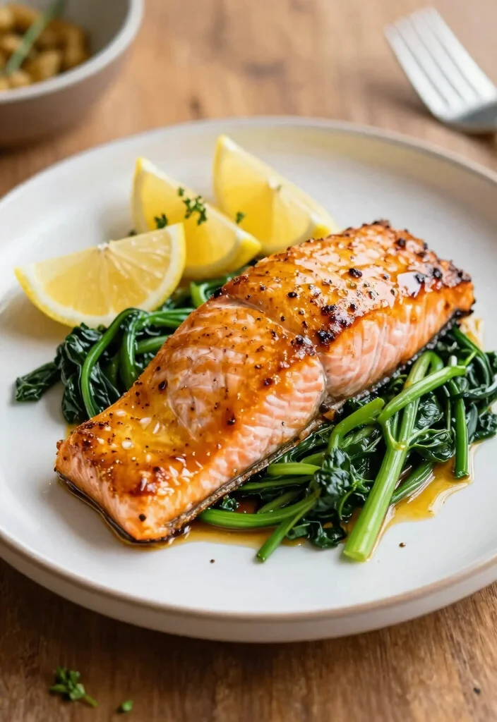 12 Keto Meat Recipes for Easy Flavor-Packed Low-Carb Dinners - 6. Honey Mustard Glazed Salmon