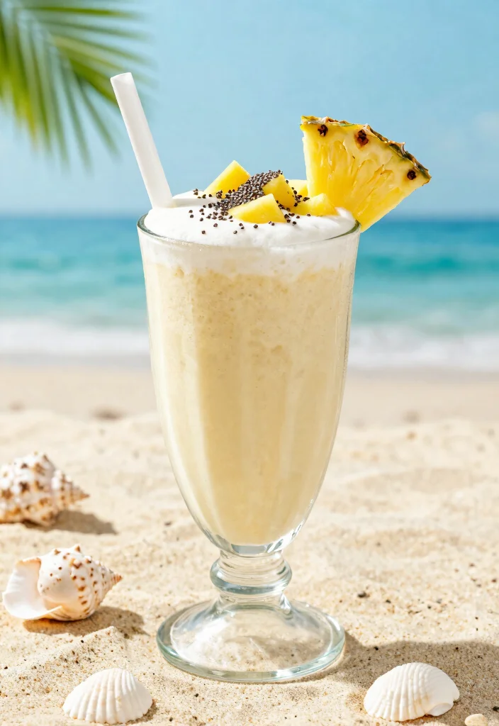 12 Keto Smoothie Recipes for Light Low-Carb Morning Drinks - 4. Tropical Coconut Chia Smoothie
