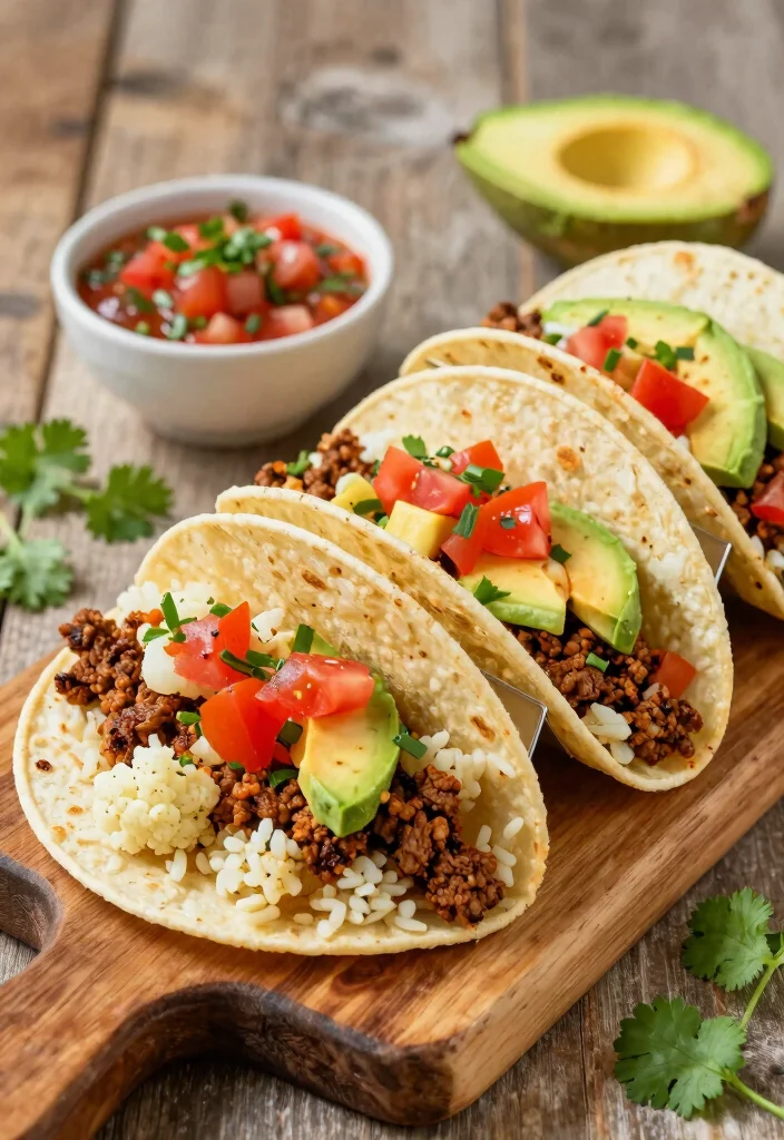 12 Low-Carb Keto Recipes for Easy Balanced Low-Carb Meals - 2. Cauliflower Rice Tacos