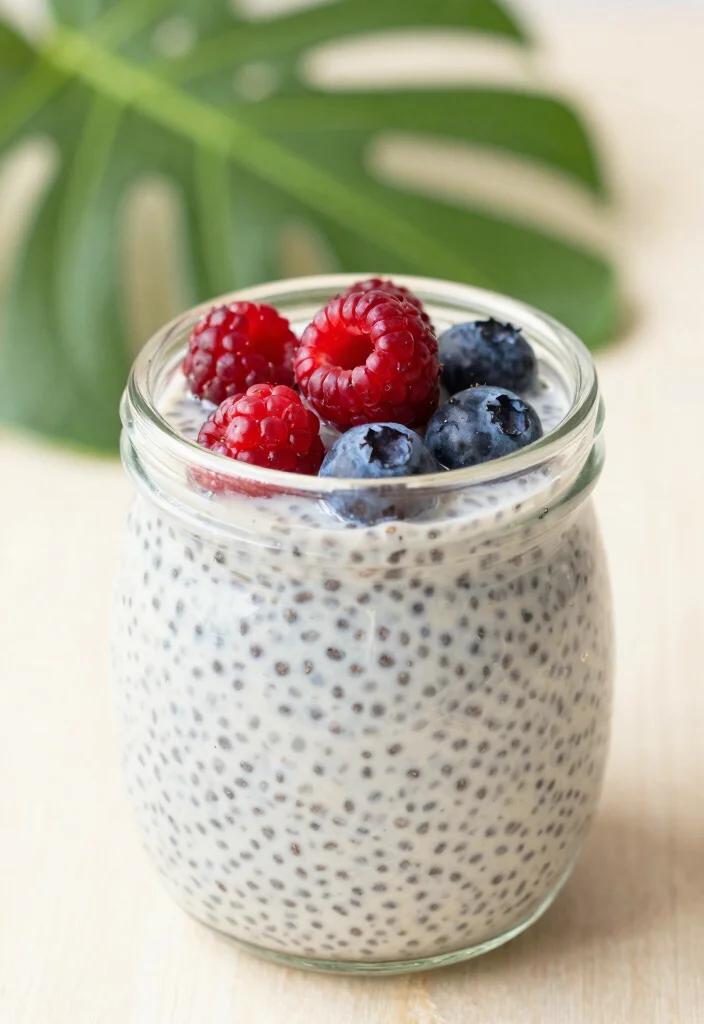 12 Low-Carb Vegan Recipes for Light Flavorful Eating - 10. Coconut Chia Seed Pudding