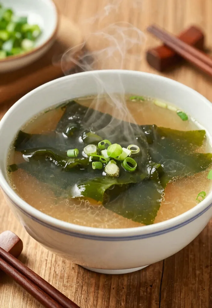 12 Low-Carb Vegan Recipes for Light Flavorful Eating - 11. Miso Soup with Seaweed