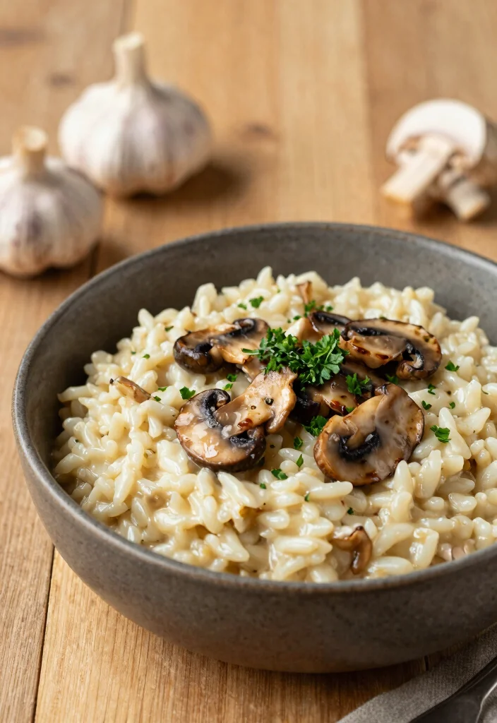 12 Meatless Dinner Recipes for Easy Plant-Powered Nights - 12. Mushroom Risotto