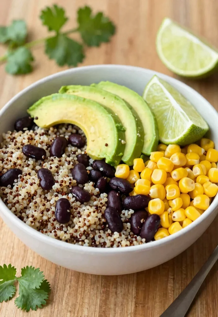 12 Meatless Dinner Recipes for Easy Plant-Powered Nights - 9. Quinoa and Black Bean Bowl