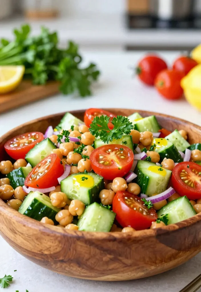 12 Mediterranean Dinner Recipes for Simple Flavorful Meals - 1. Mediterranean Chickpea Salad