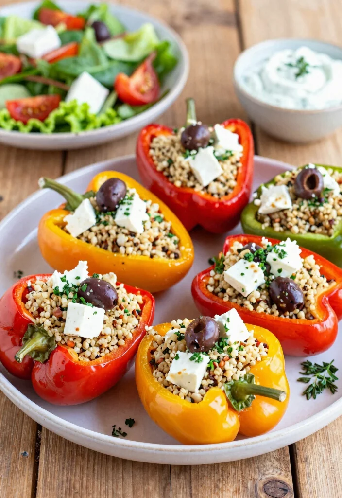 12 Mediterranean Dinner Recipes for Simple Flavorful Meals - 3. Greek Stuffed Peppers