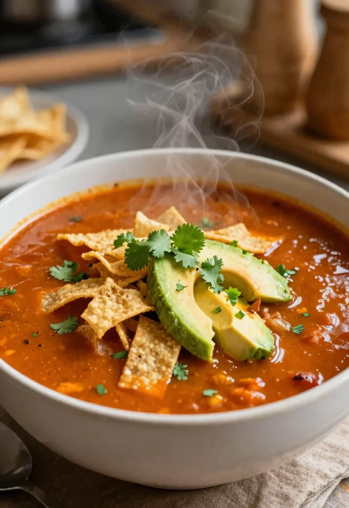 12 Mexican Vegan Recipes for Simple Bold Plant-Based Meals - 11. Vegan Tortilla Soup