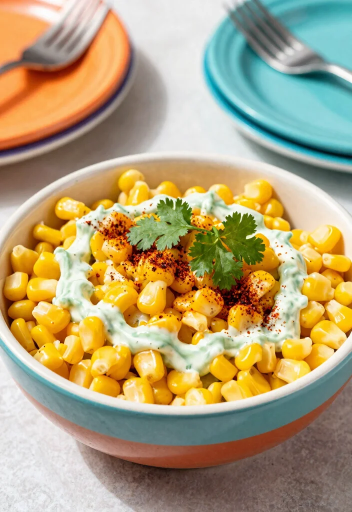 12 Mexican Vegan Recipes for Simple Bold Plant-Based Meals - 3. Elote-style Corn Salad