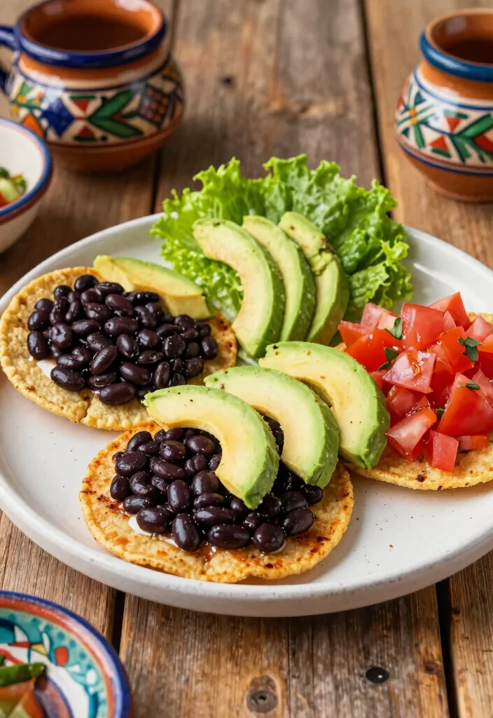12 Mexican Vegan Recipes for Simple Bold Plant-Based Meals - 6. Vegan Sopes with Black Beans and Avocado
