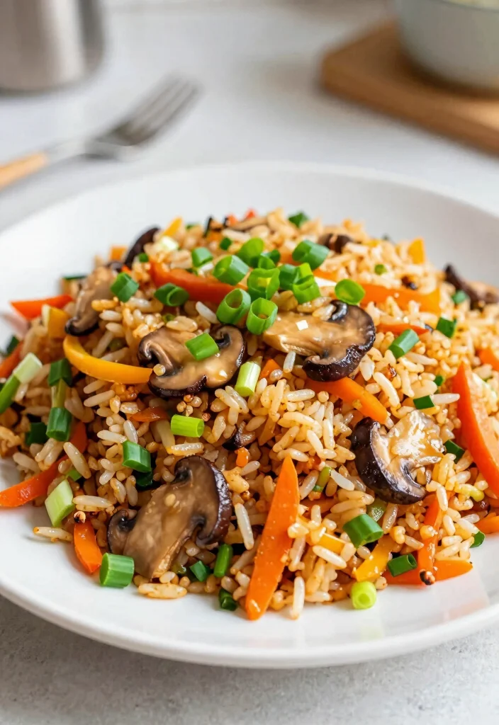 12 Mushroom Dinner Recipes for Easy Savory Weeknight Meals - 10. Mushroom Fried Rice