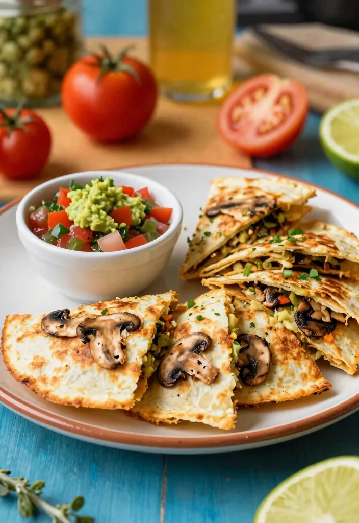 12 Mushroom Dinner Recipes for Easy Savory Weeknight Meals - 5. Mushroom Quesadillas