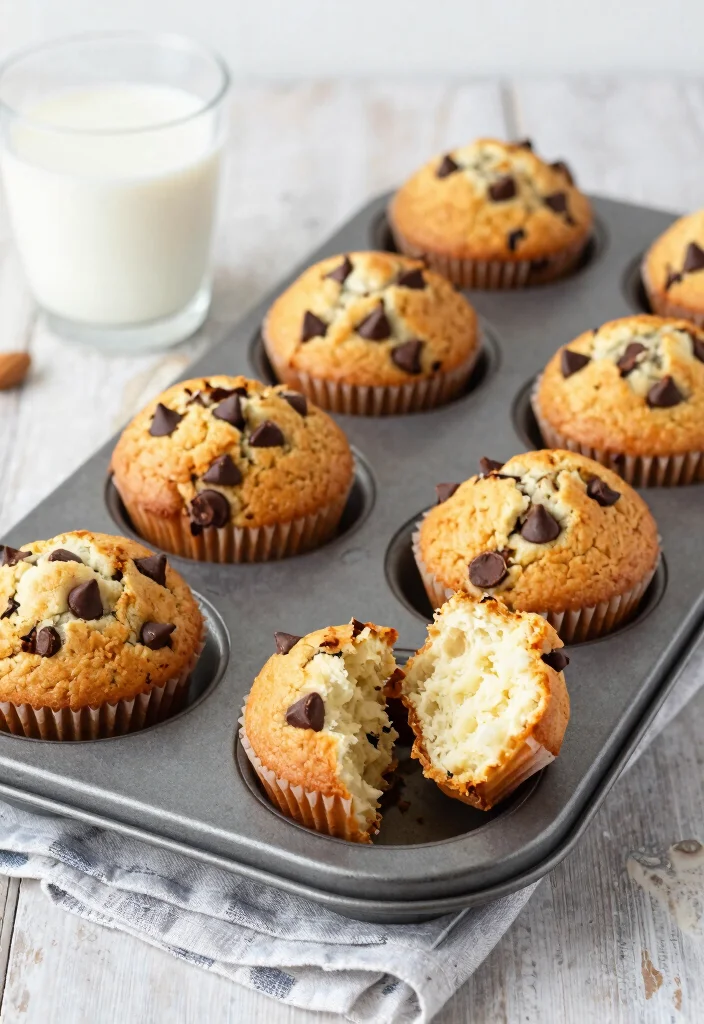 12 No-Butter Dessert Recipes for Light Easy Sweet Treat Ideas - 11. Chocolate Chip Muffins