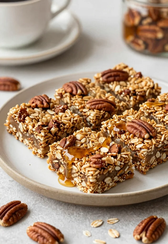 12 No-Butter Dessert Recipes for Light Easy Sweet Treat Ideas - 12. Maple Pecan Granola Bars