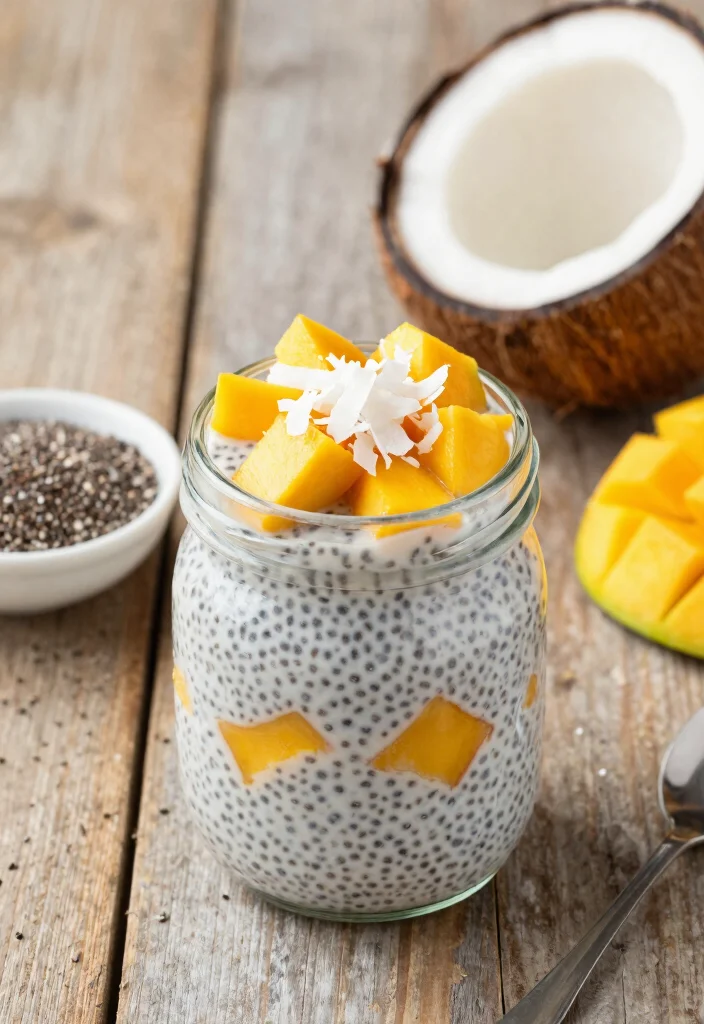 12 No-Butter Dessert Recipes for Light Easy Sweet Treat Ideas - 3. Coconut Chia Seed Pudding