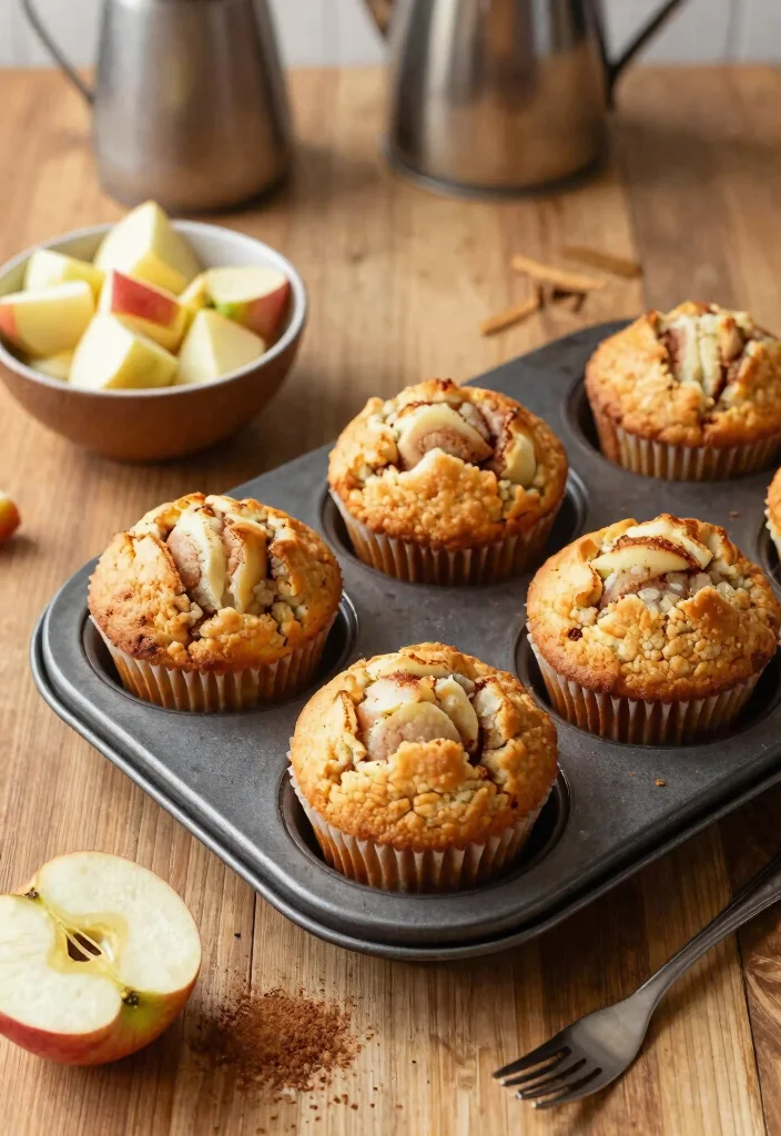 12 No-Butter Dessert Recipes for Light Easy Sweet Treat Ideas - 8. Apple Cinnamon Muffins