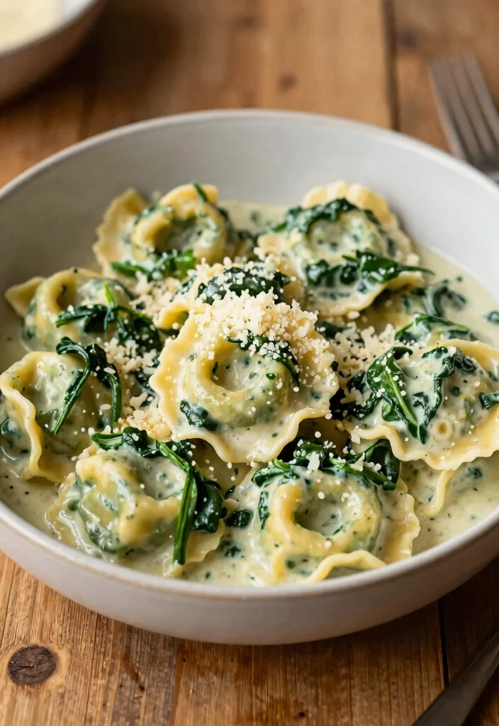 12 One-Pot Dinner Recipes for Easy Minimal-Cleanup Nights - 10. One-Pot Spinach and Cheese Tortellini