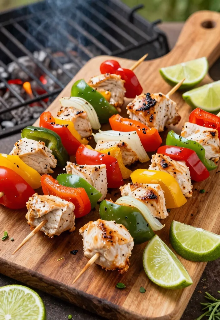 12 Quick Keto Dinner Recipes for Fast Satisfying Meals - 9. Chicken Fajita Skewers