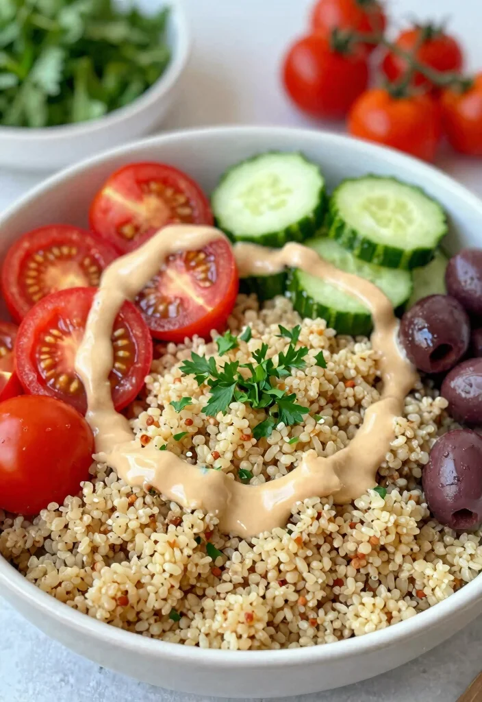 12 Quinoa Vegan Recipes for Easy High-Protein Meals - 5. Mediterranean Quinoa Bowl