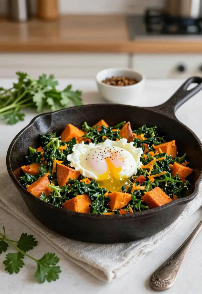 12 Sunday Dinner Recipes for Cozy Crowd-Pleasing Meals - 8. Sweet Potato and Kale Hash