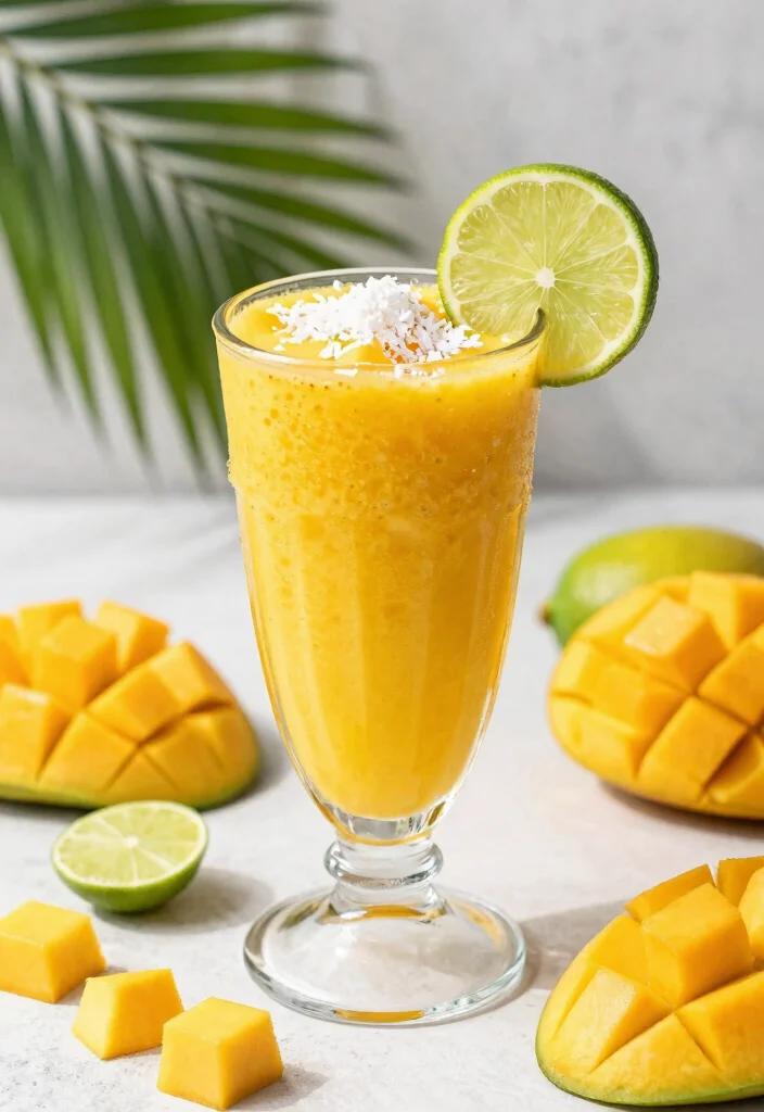 12 Vegan Breakfast Recipes for Easy Energizing Mornings - 3. Tropical Mango Smoothie
