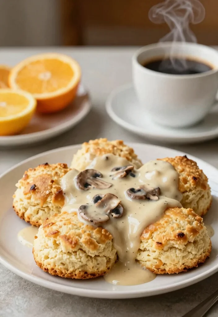 12 Vegan Soul Food Recipes for Comforting Flavorful Meals - 8. Vegan Biscuits and Gravy