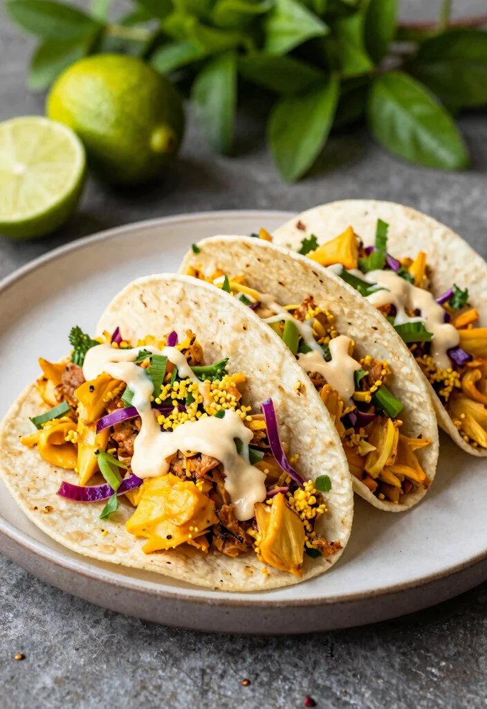 12 Vegan Taco Recipes for Fresh Flavor-Packed Plant Meals - 9. Jackfruit Tacos