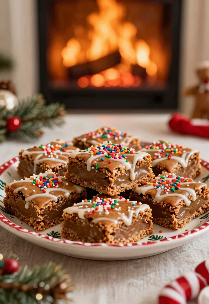 14 Autumn Dessert Recipes with Cozy Seasonal Sweet Ideas - 14. Gingerbread Cookie Bars