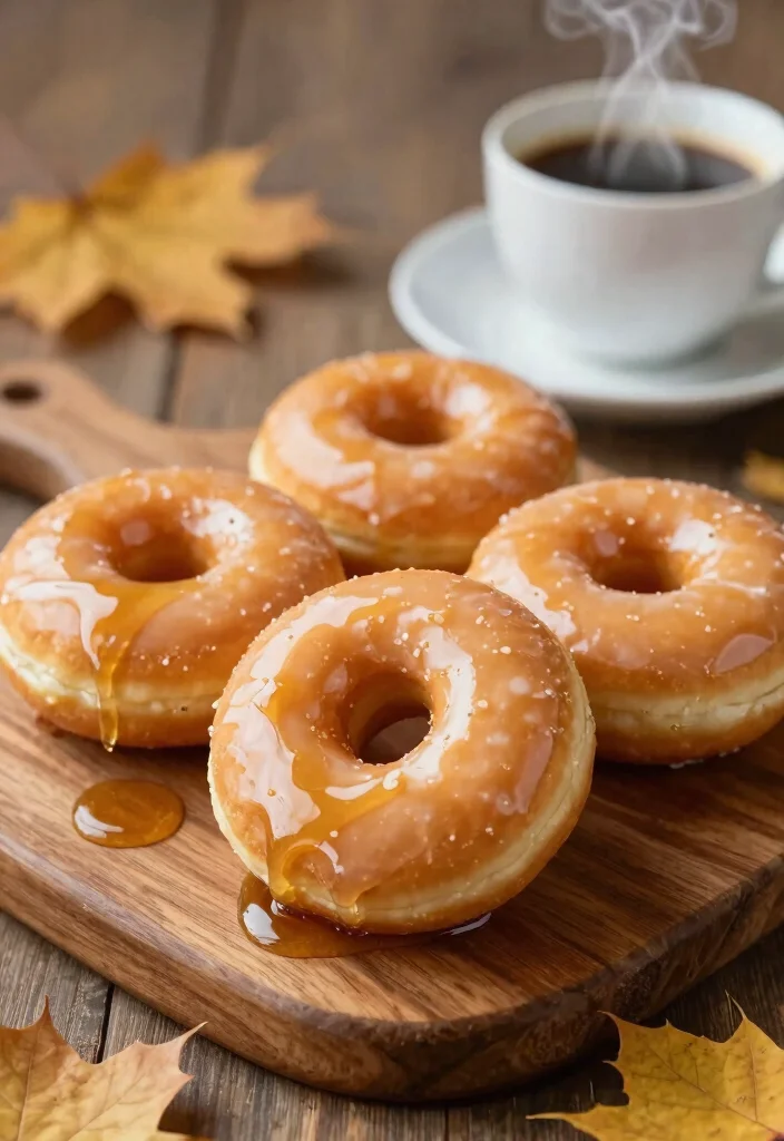 14 Autumn Dessert Recipes with Cozy Seasonal Sweet Ideas - 7. Maple Glazed Donuts