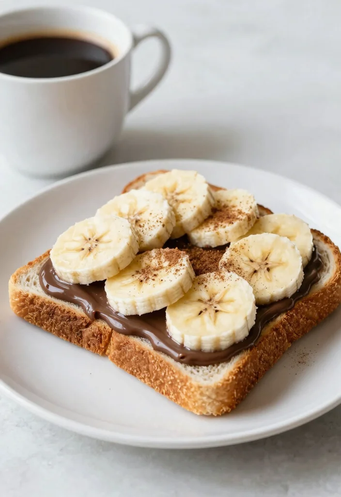 14 Banana Dessert Recipes for Simple Sweet Everyday Treats - 13. Banana Nutella Toast