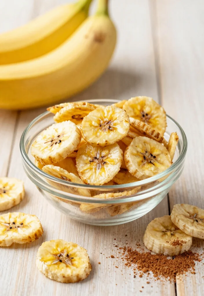 14 Banana Dessert Recipes for Simple Sweet Everyday Treats - 14. Baked Banana Chips
