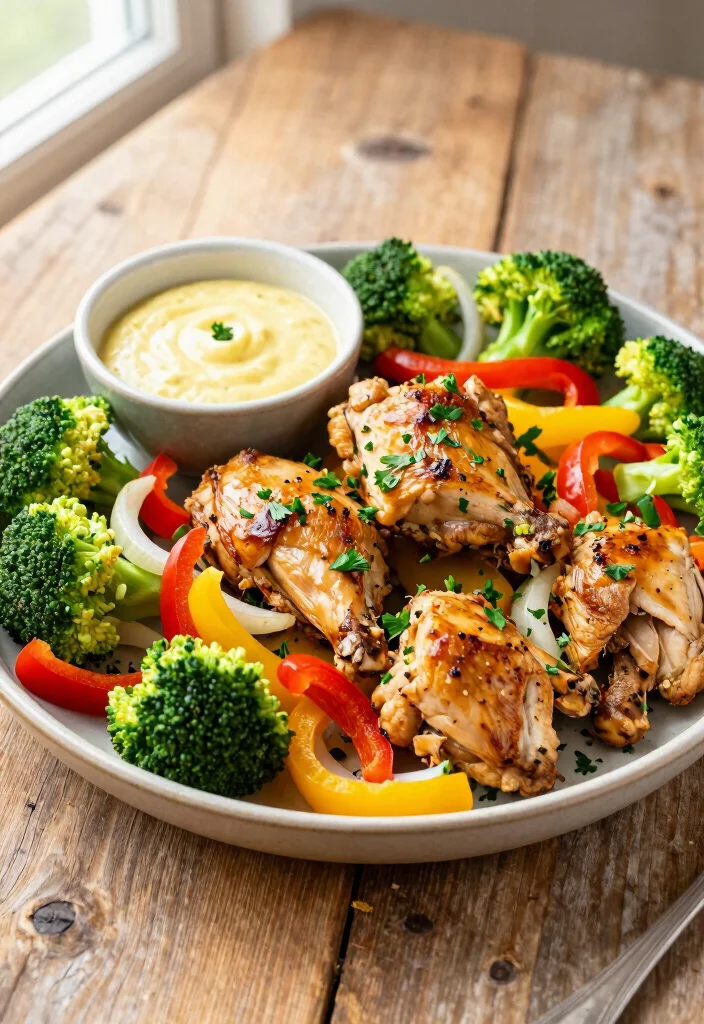 14 Easy Healthy Food Recipes for Quick Balanced Eating - 2. One-Pan Lemon Garlic Chicken and Veggies