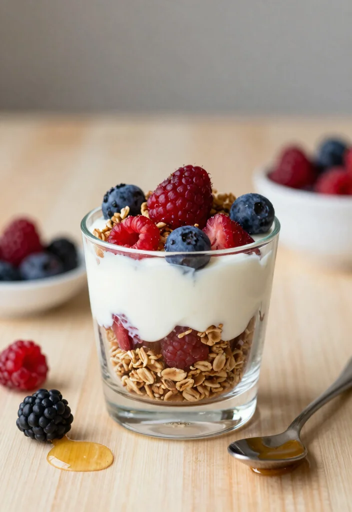 14 Easy Healthy Food Recipes for Quick Balanced Eating - 4. Greek Yogurt Parfait